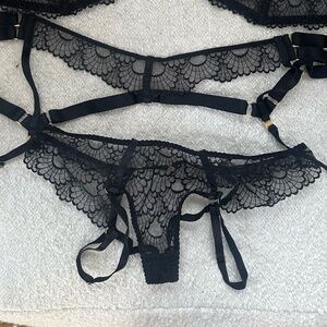 SOLD! Bordelle Sensu Black Japanese Style Bondage Lingerie